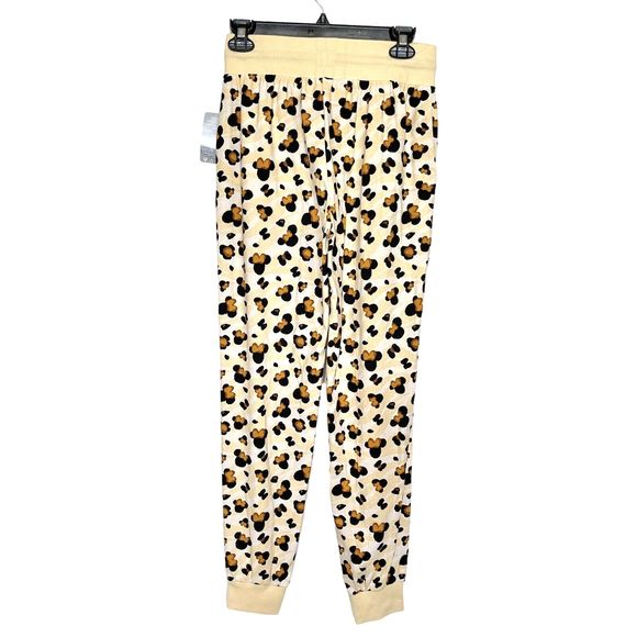 Minnie Mouse Womens Size Small Lounge Wear Pants Animal Print Disney Sleepwear - Picture 2 of 12